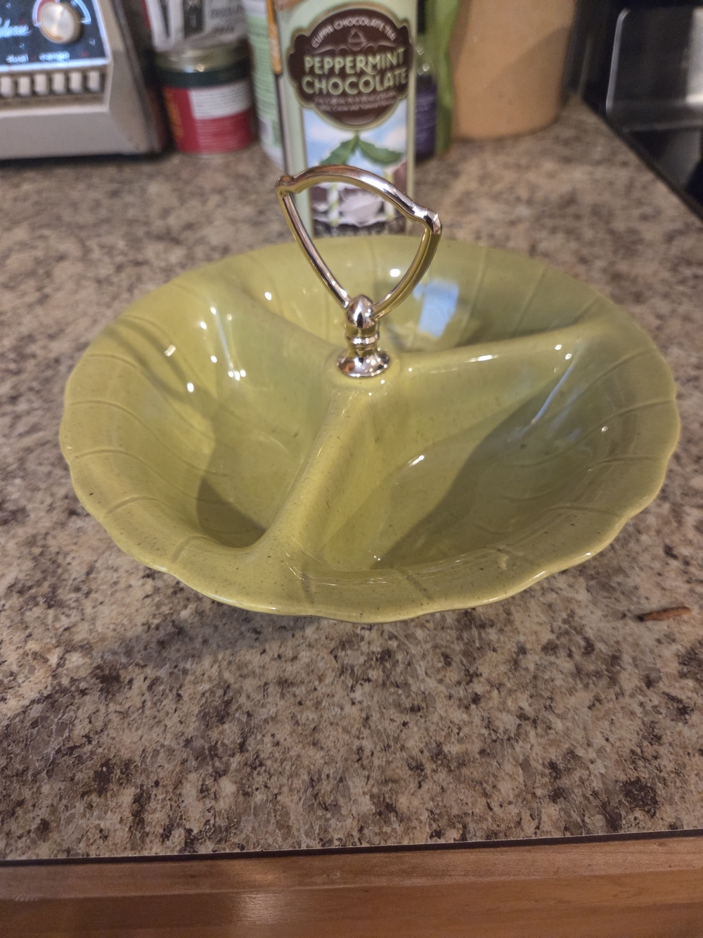 Vintage 1960 Green Lane & Co Nut or Candy Dish